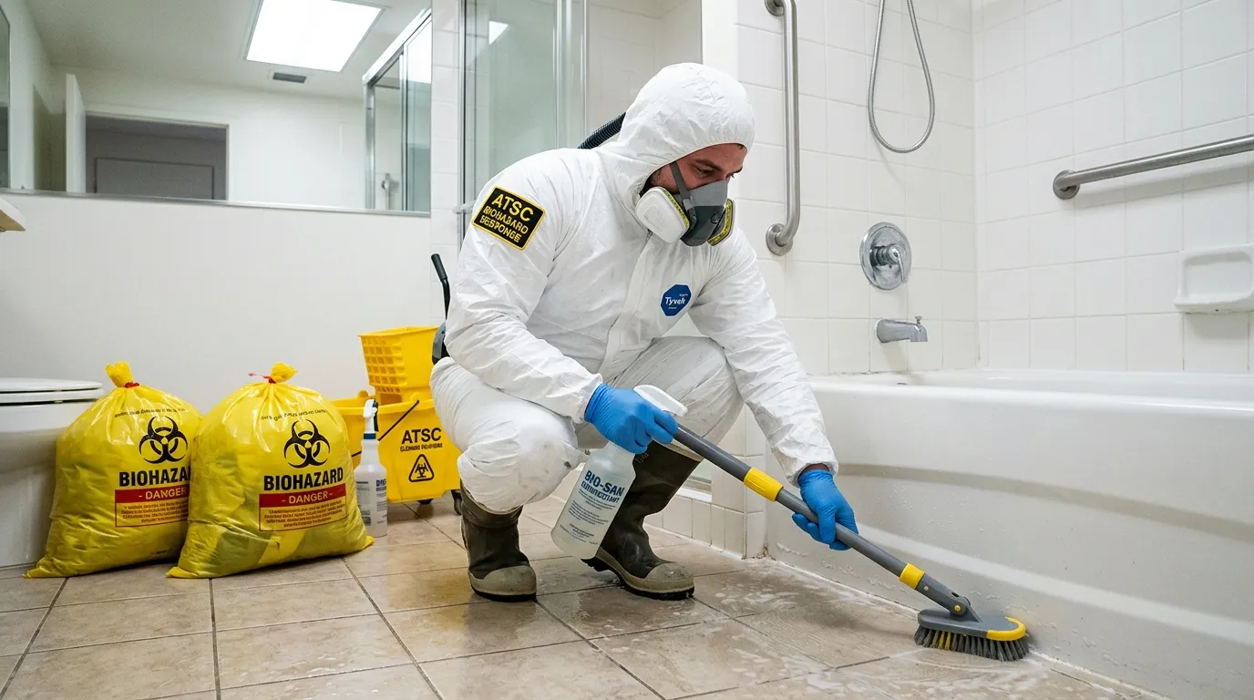 Decontamination equipment deployed for Blood Cleanup in Juniata Park